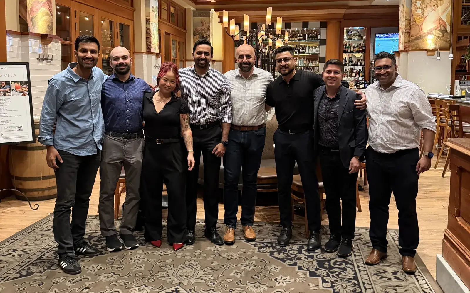 The CWX team standing together